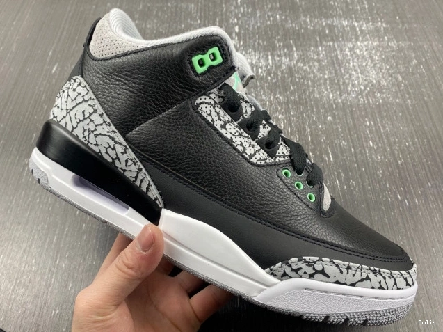 Bmlin Shoes Green 3 Jordan Glow Air CT8532-031 0709